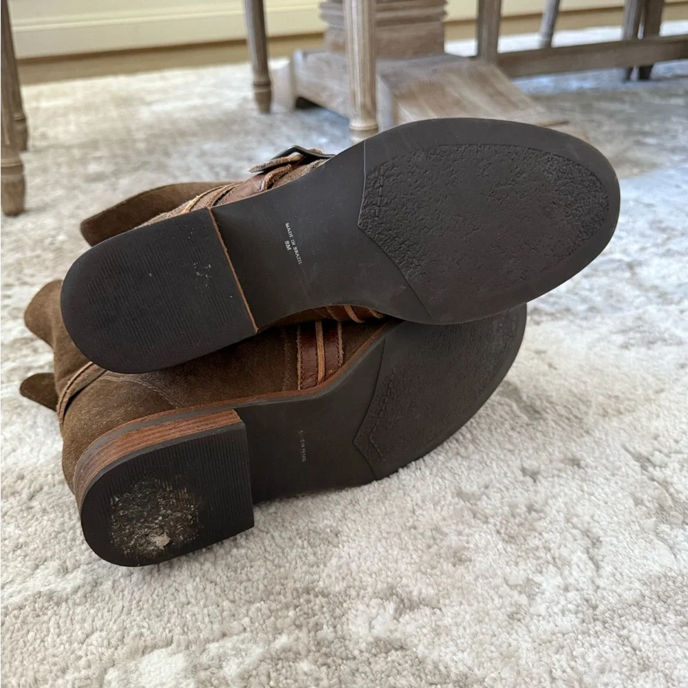 Free People Matisse Brown Suede  Boots - Picture 5 of 6